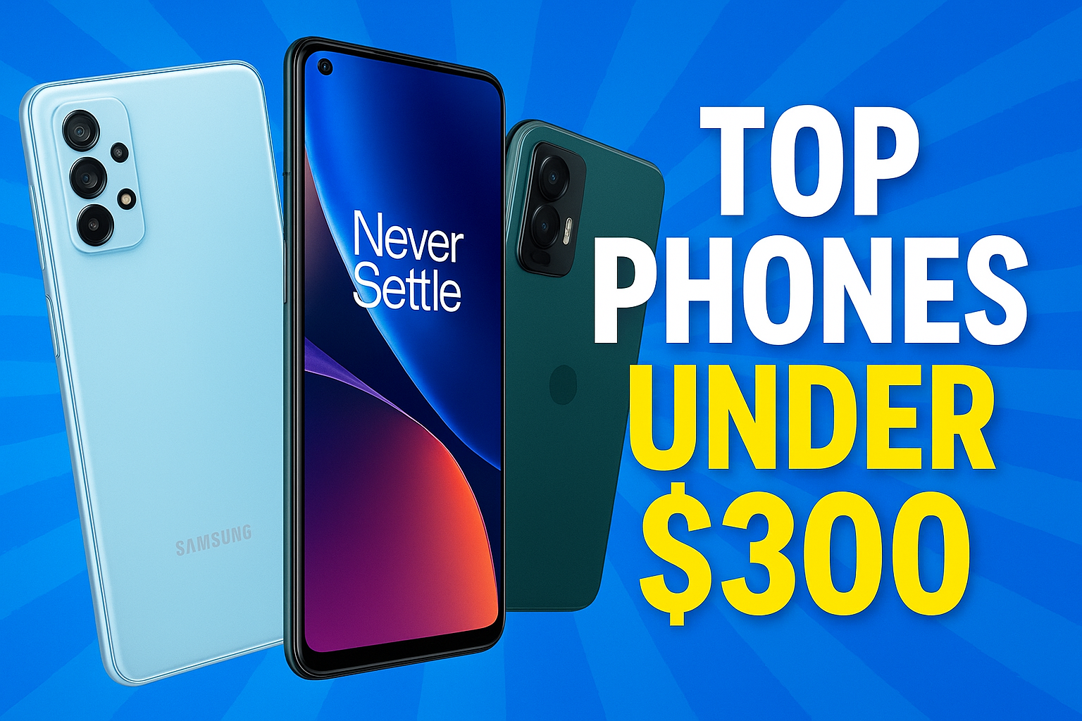 Best Budget Phones Under $300